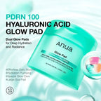 PDRN 100 Hyaluronic Acid Glow Pad 180ml - 60pads