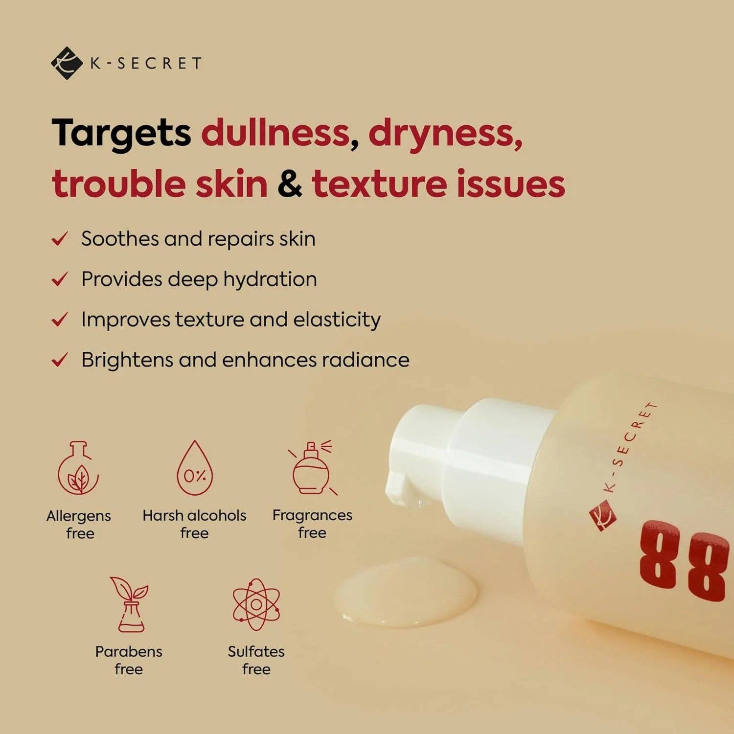 K-SECRET SEOUL 1988 Essence : Snail Mucin 97% + Rice 100ml