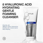 Anua 8 Hyaluronic Acid Hydrating Gentle Foaming Cleanser with text on a white background