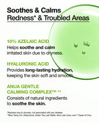 Azelaic acid serum for acne and redness
