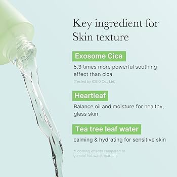 Soothing Korean toner with cica and exosomes