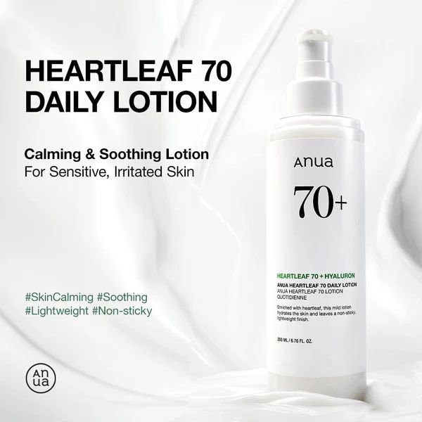 Heartleaf lotion for acne-prone skin