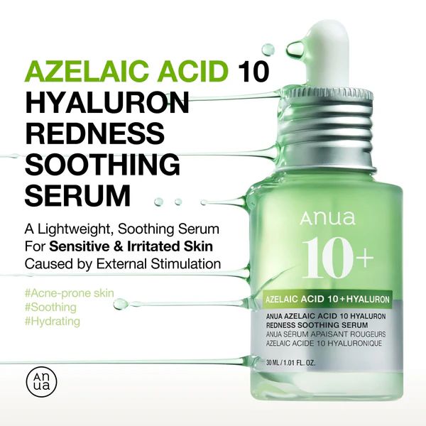 K-beauty calming serum with hyaluronic acid