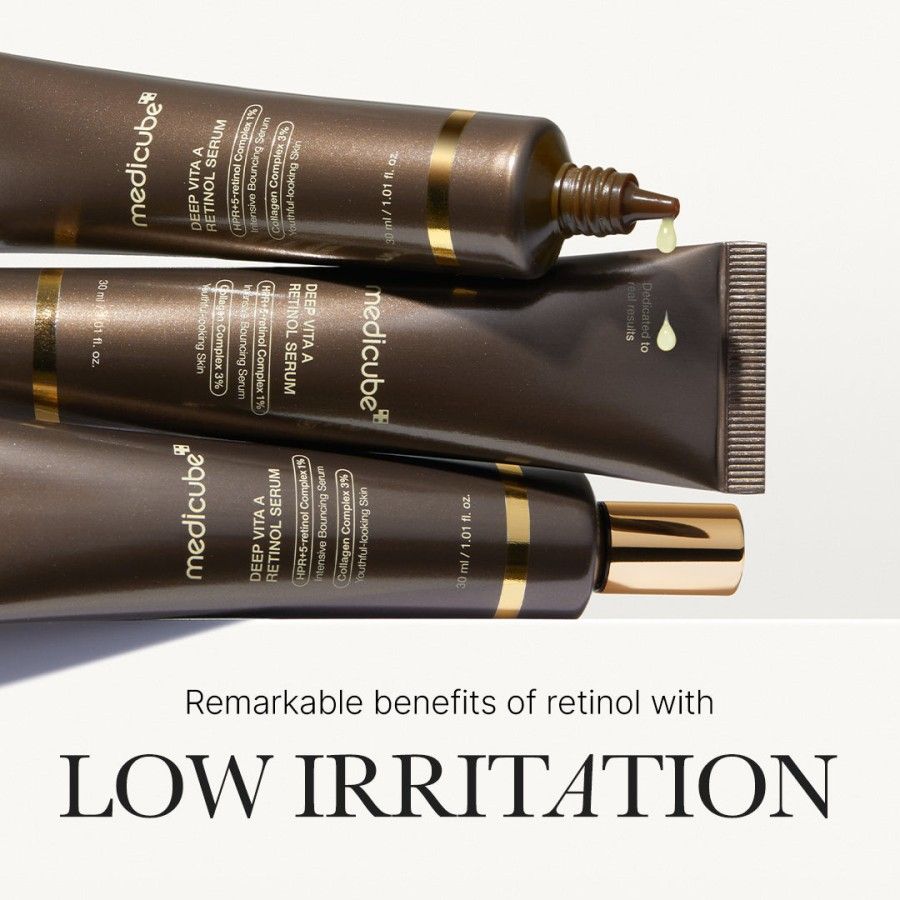 Retinol serum for wrinkles and texture